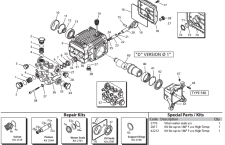 SXMV Pump Parts Breakdown